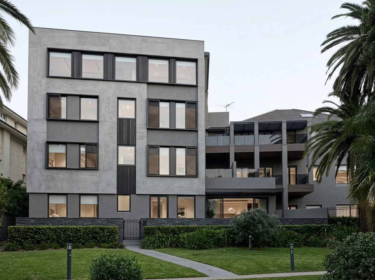 Minimalist Facade Facade design — facade photo by GenRoom AI