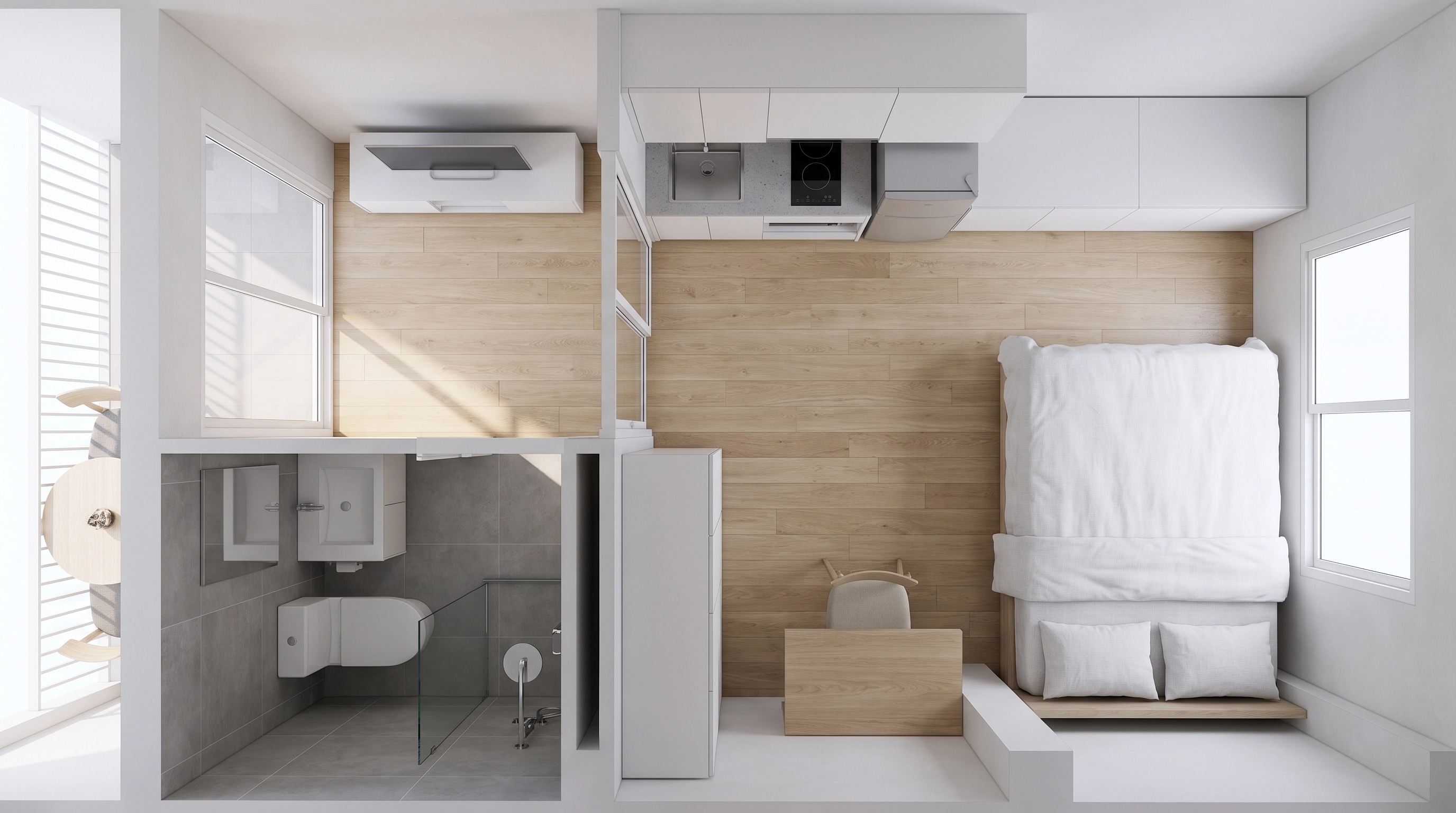 Minimalism Living Room design — interior photo by GenRoom AI