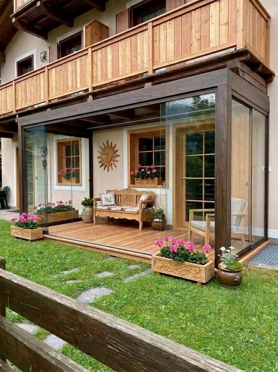 Facade design in Chalet Facade style — photo by GenRoom AI