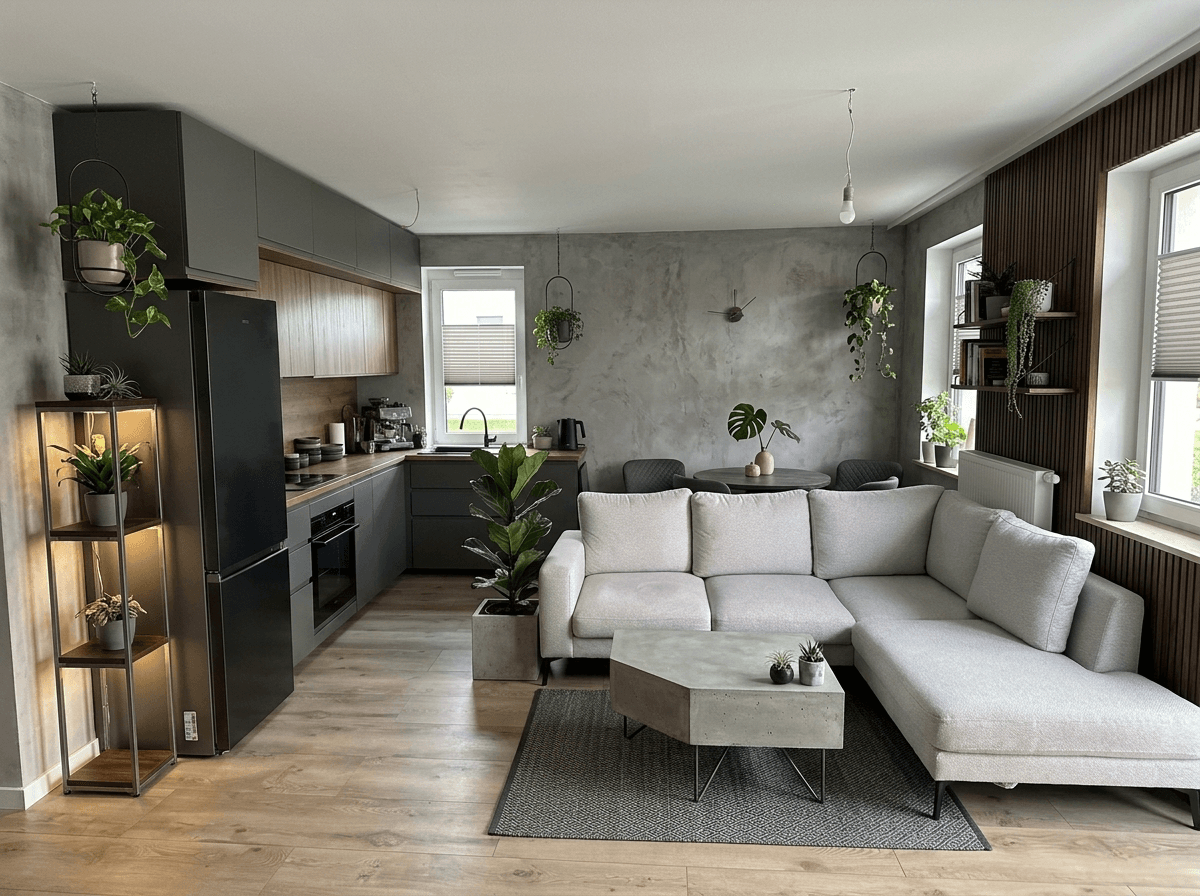 Kitchen interior in no_style style — photo by GenRoom AI