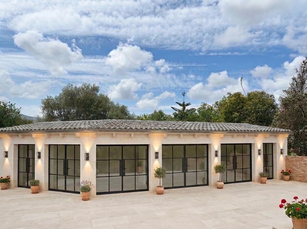 Facade design in Mediterranean Facade style — photo by GenRoom AI