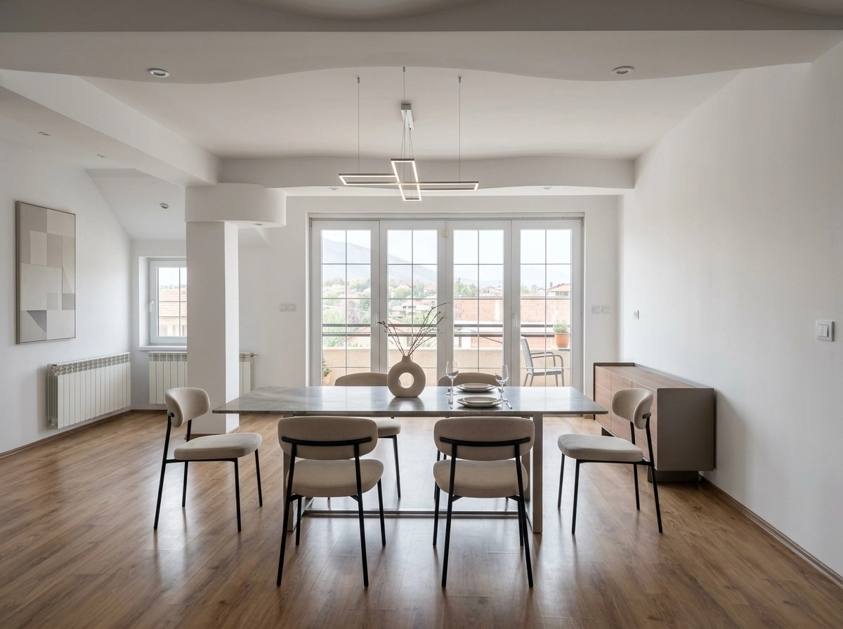 Interior design in Minimalism style — dining_room by GenRoom AI