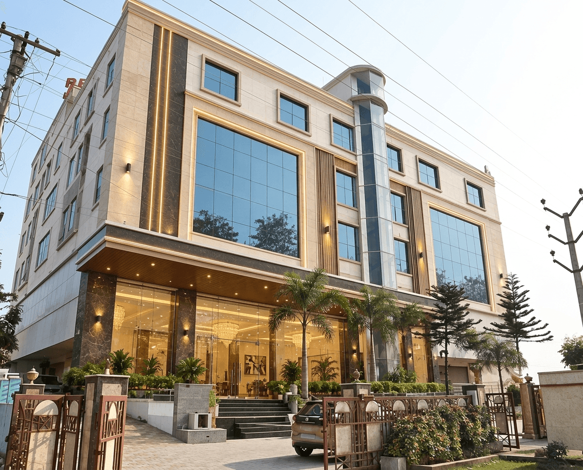 Facade design in Classic Facade style — photo by GenRoom AI