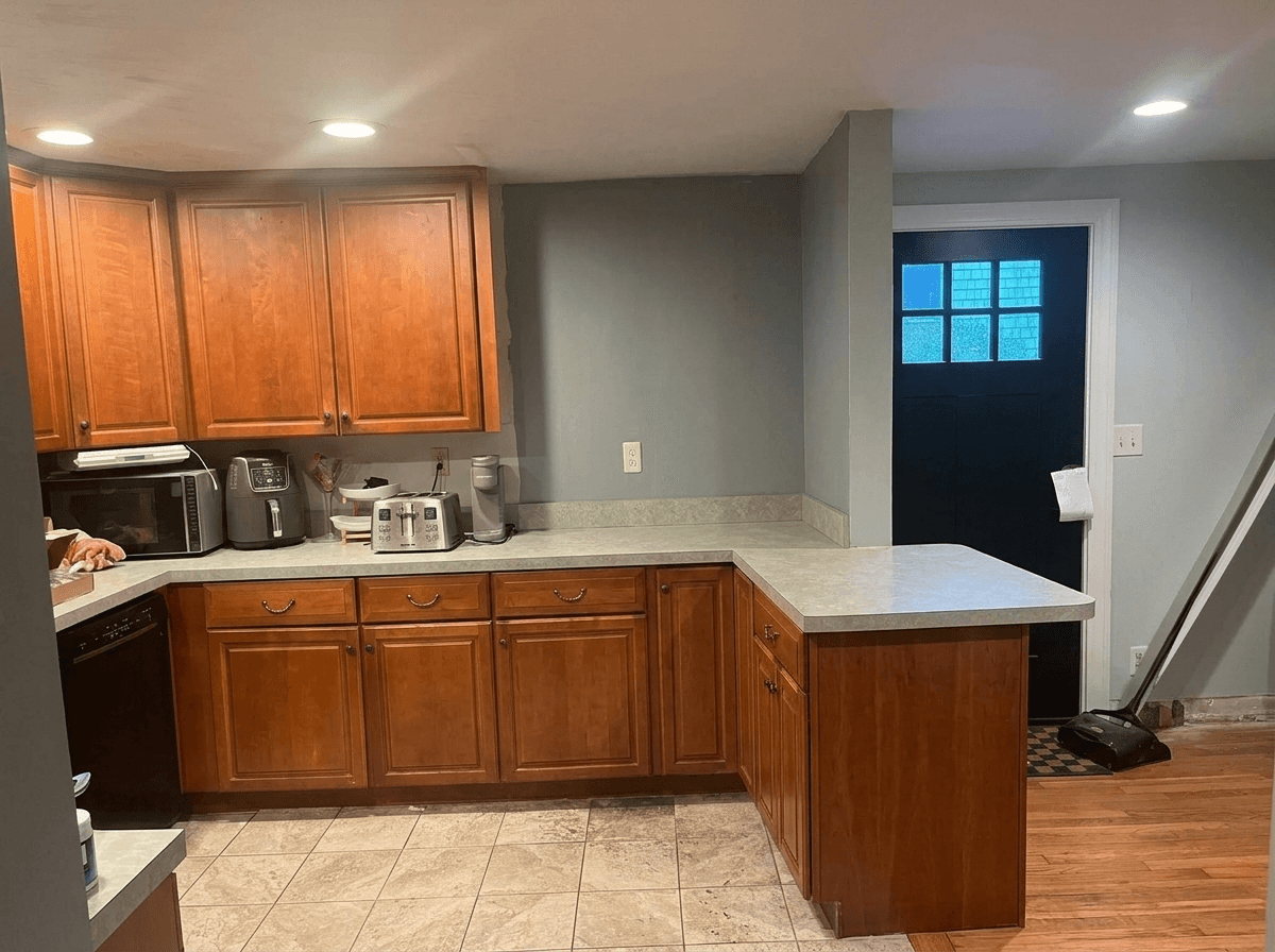 Kitchen interior in no_style style — photo by GenRoom AI