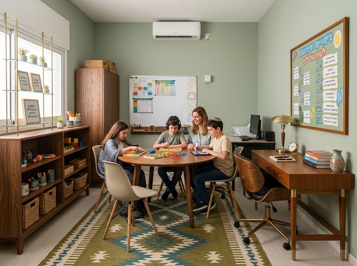 Design d'intérieur en style Mid-Century Modern — home_office par GenRoom AI