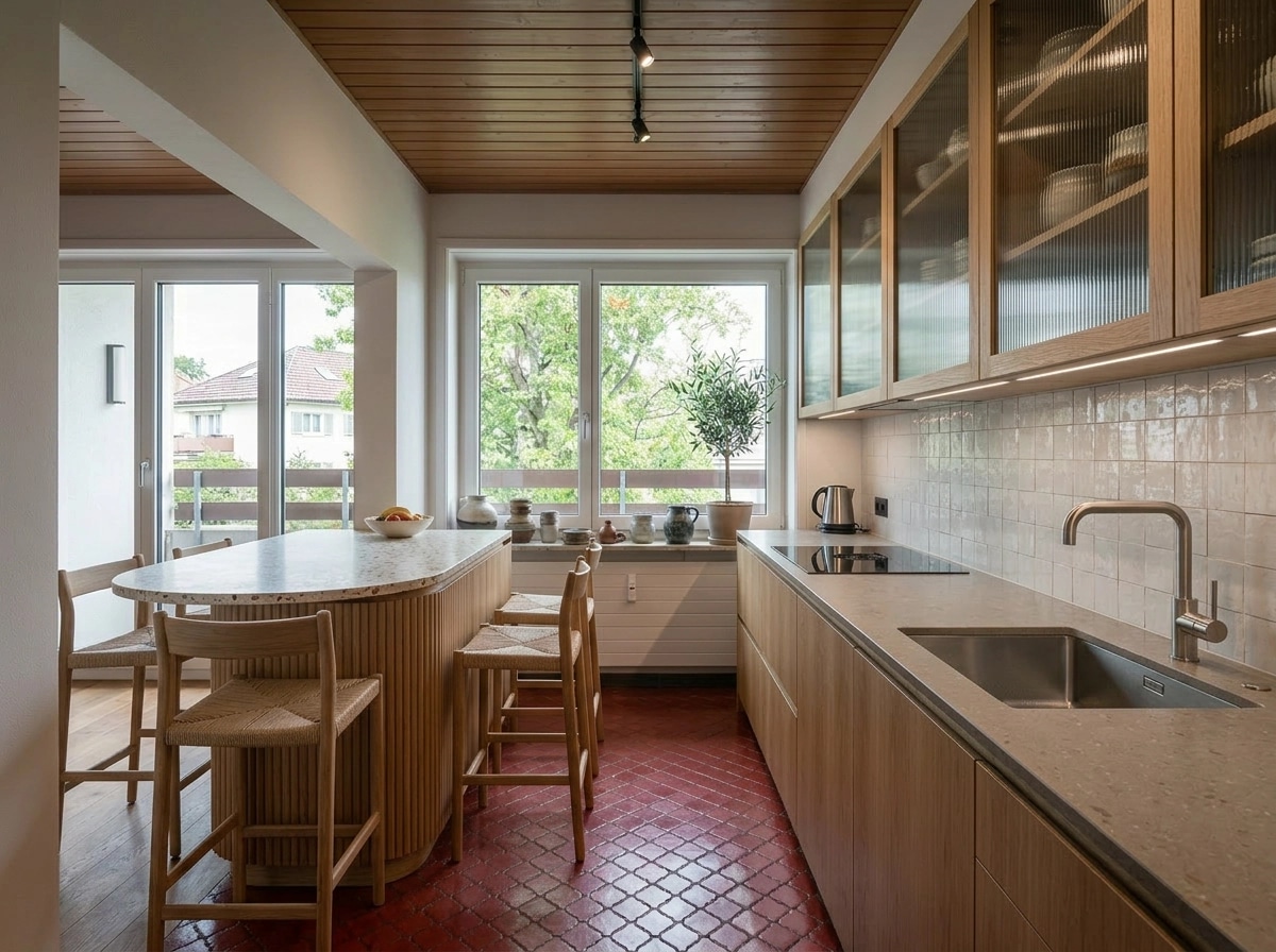 Kitchen interior in Contemporary style — photo by GenRoom AI