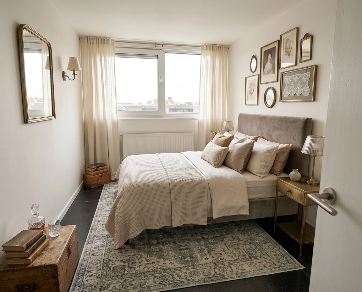 Design d'interni in stile Eclectic — Camera da letto di GenRoom AI