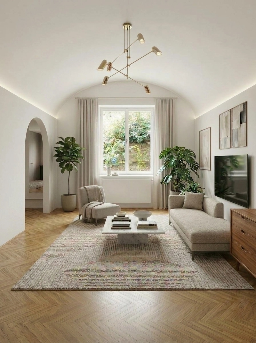 Interior design in Contemporary style — Living Room by GenRoom AI