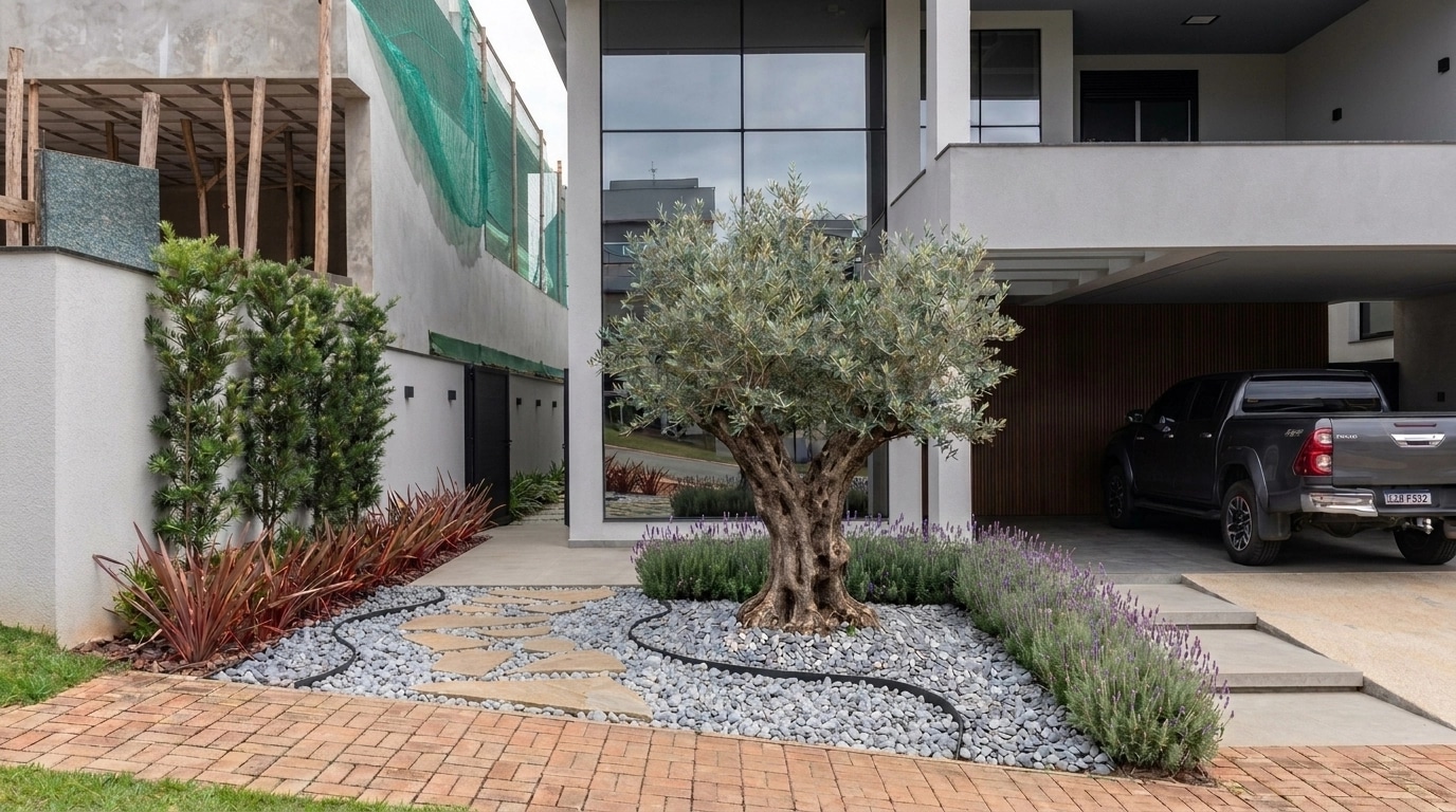 Landscape design in Minimalist Yard style — Yard by GenRoom AI