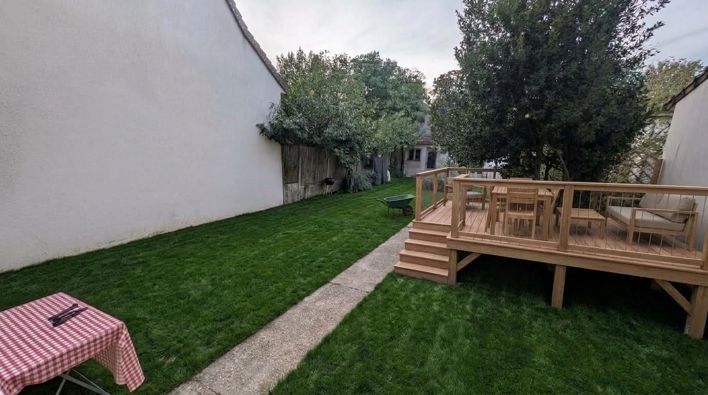 Landscape design in Eco Natural Garden style — Yard by GenRoom AI