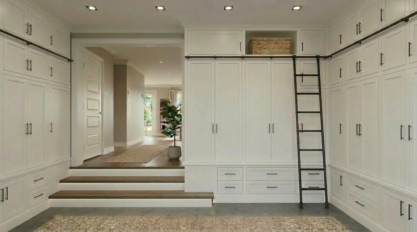 Hallway interior in Transitional style — photo by GenRoom AI