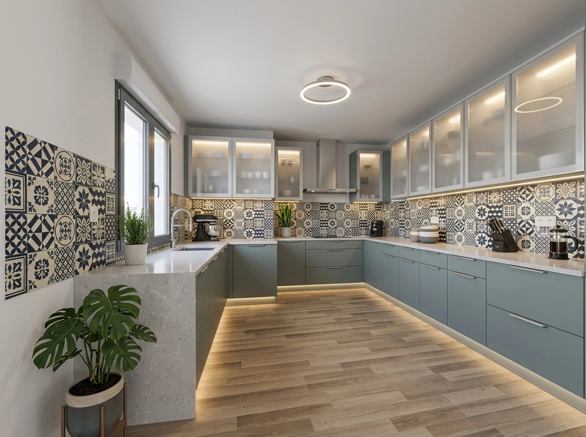 Interior design in Contemporary style — Kitchen by GenRoom AI