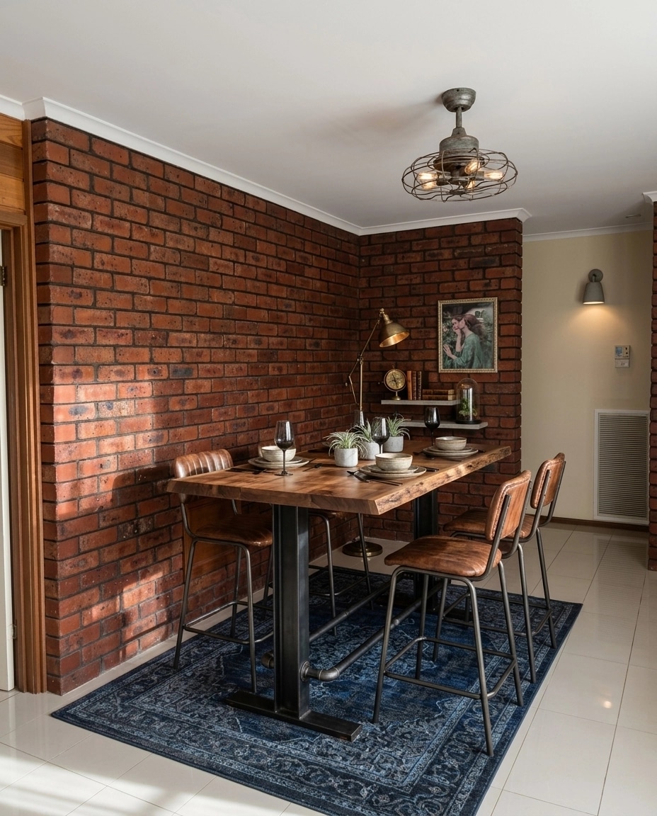 Interior design in Loft / Industrial style — dining_room by GenRoom AI