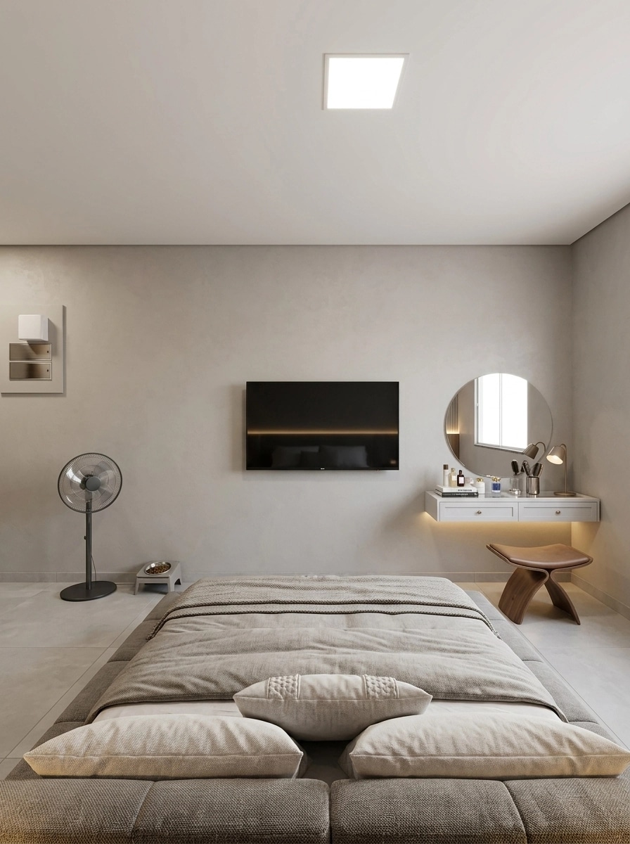Contemporary Bedroom design — interior photo by GenRoom AI