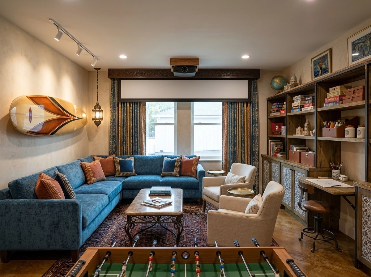Interior design in Mediterranean style — Living Room by GenRoom AI