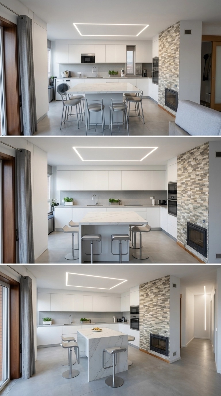 Minimalism Kitchen design — interior photo by GenRoom AI