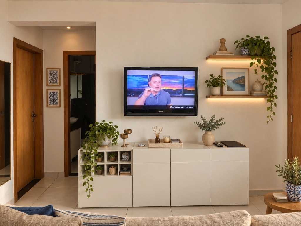 Interiördesign i stilen Portuguese Modern — Vardagsrum av GenRoom AI