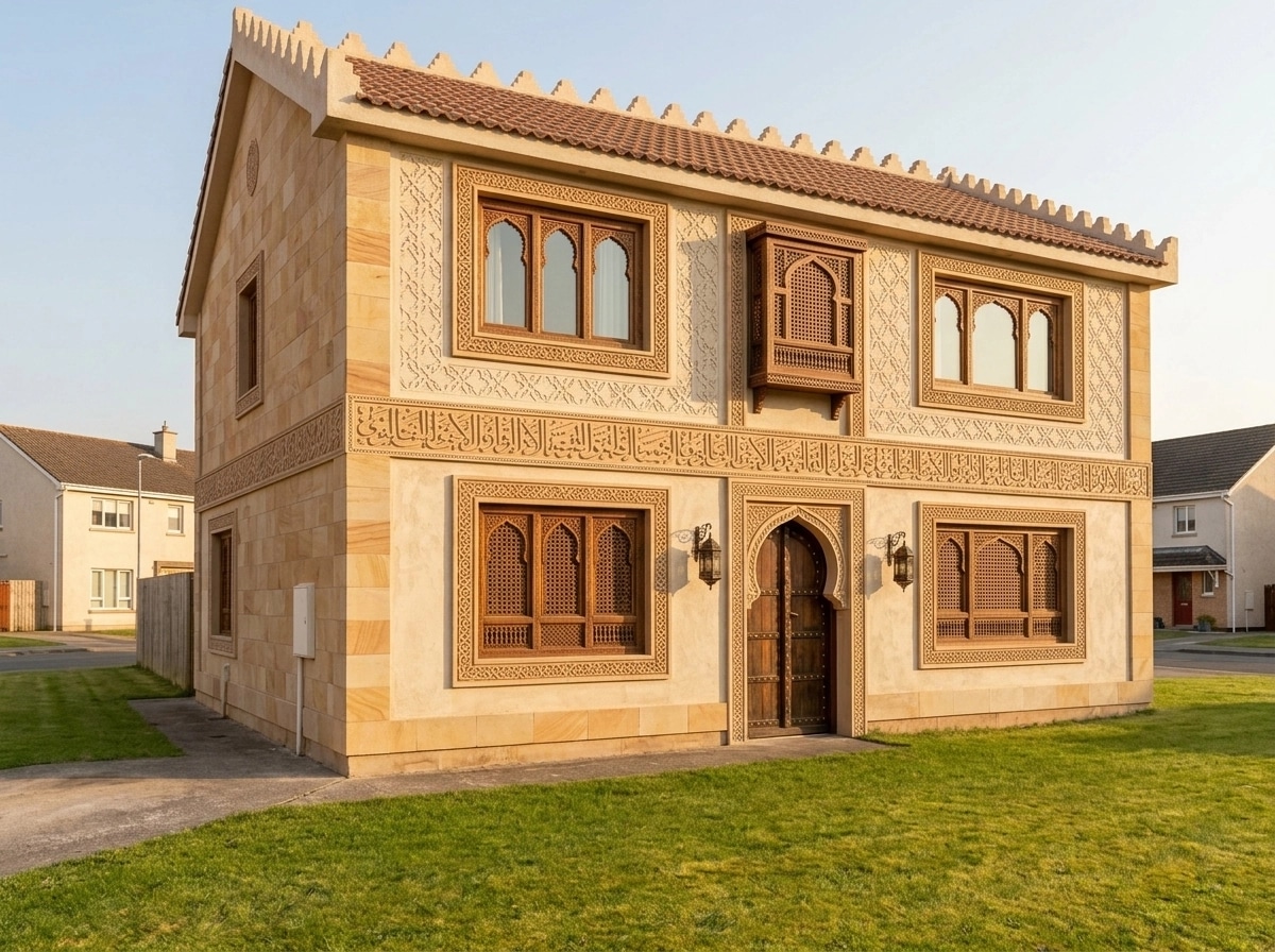 Arabian Facade Facade design — facade photo by GenRoom AI