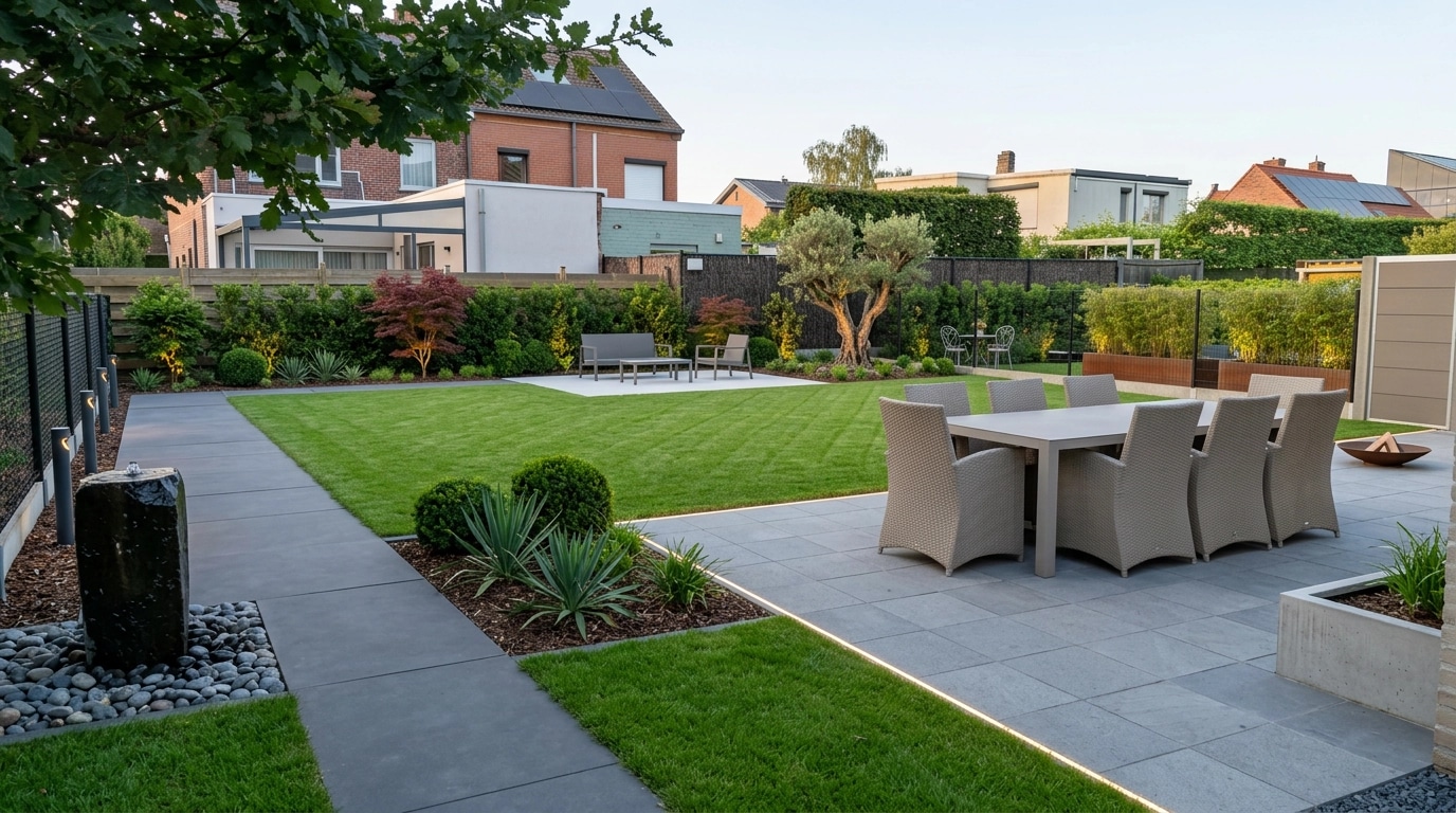 Landscape design in Minimalist Yard style — Yard by GenRoom AI