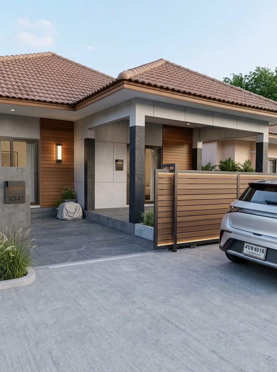 Facade design in Contemporary Facade style — Facade by GenRoom AI