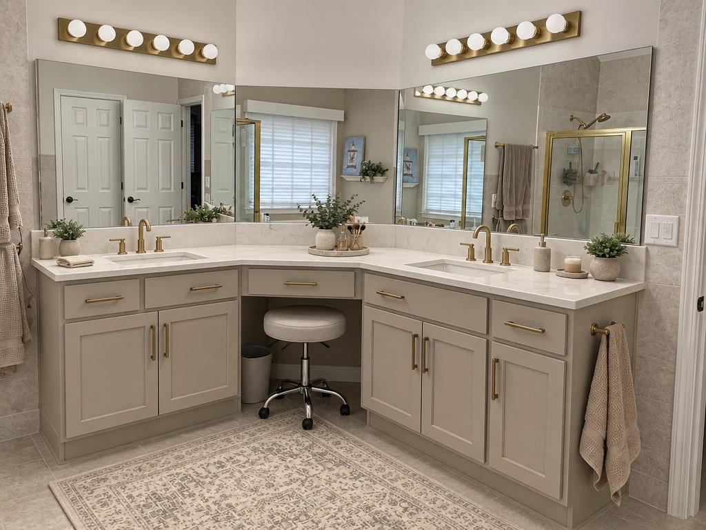 Contemporary Bathroom design — interior photo by GenRoom AI