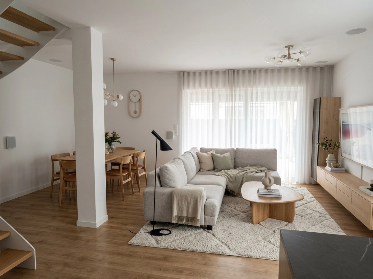 Scandinavian Living Room design — interior photo by GenRoom AI
