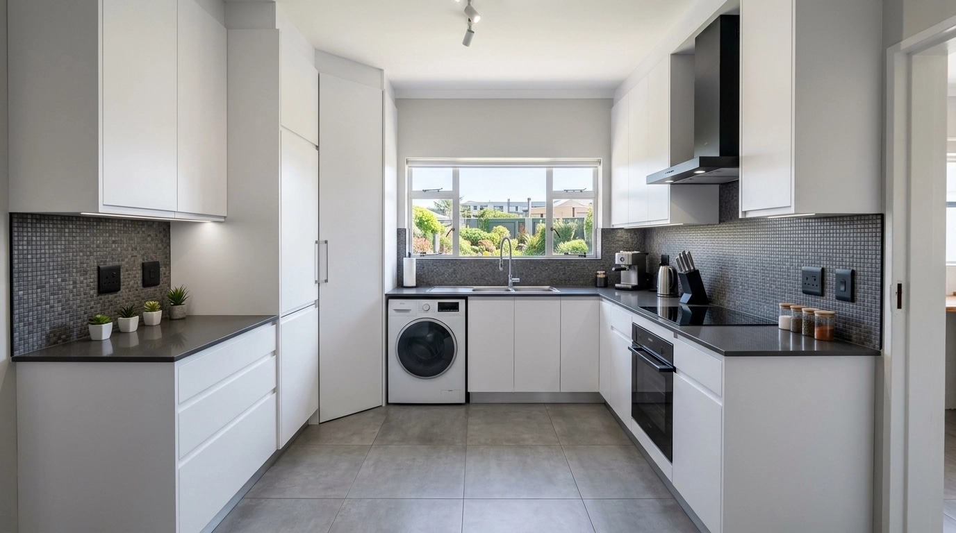 Interior design in Contemporary style — Kitchen by GenRoom AI