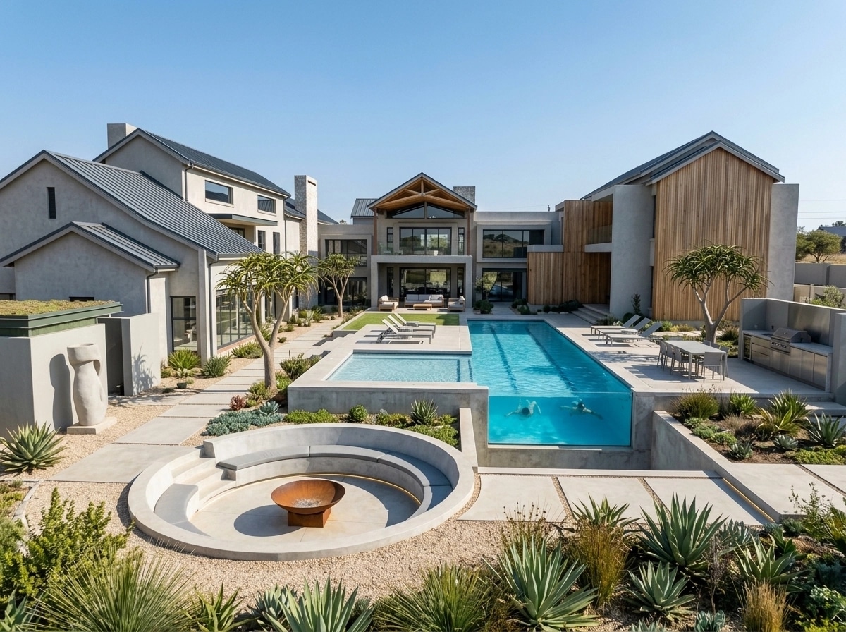 Landscape design in Minimalist Yard style — Yard by GenRoom AI