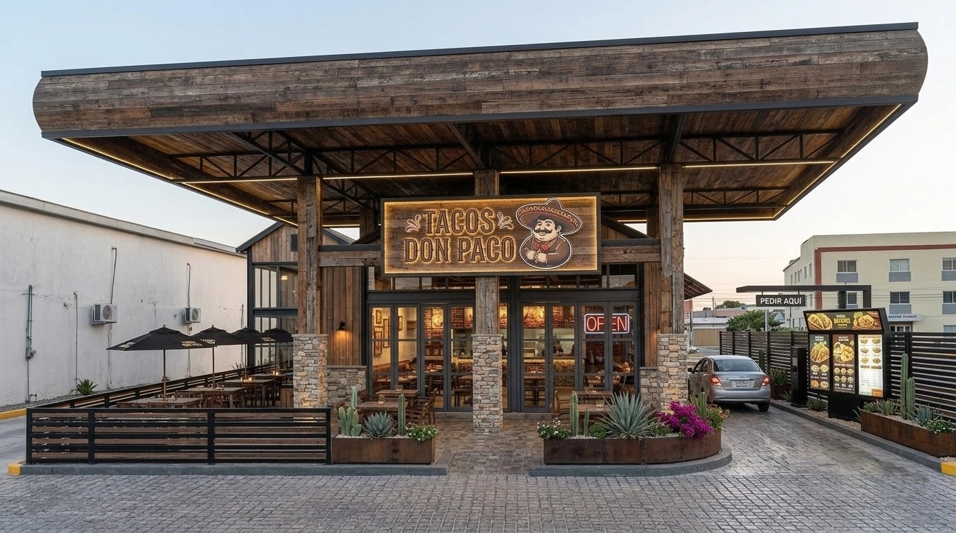 Facade design in Barnhouse Facade style — Facade by GenRoom AI