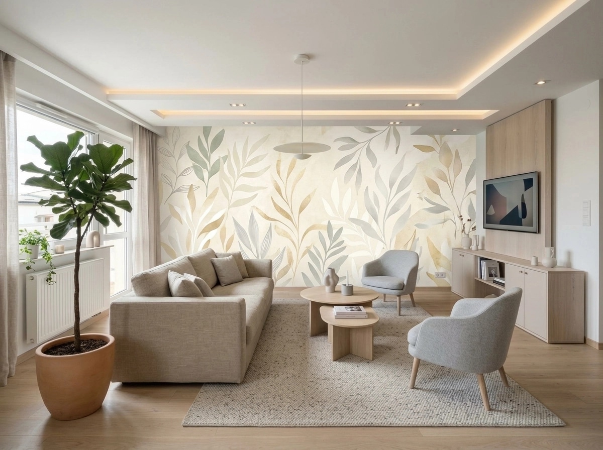 Scandinavian Living Room design — interior photo by GenRoom AI