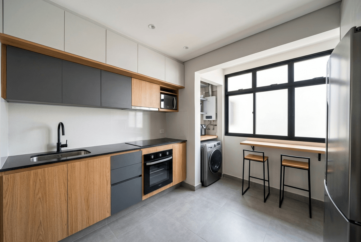 Contemporary Kitchen design — interior photo by GenRoom AI