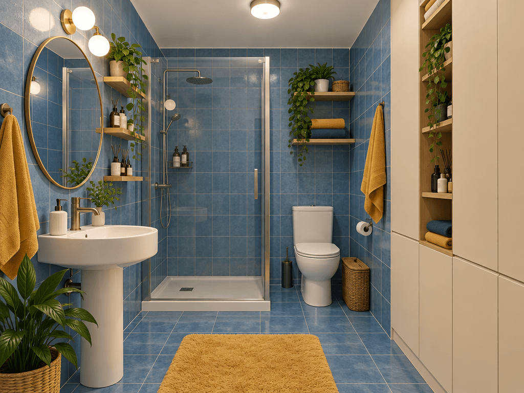 Bathroom interior in Contemporary style — photo by GenRoom AI