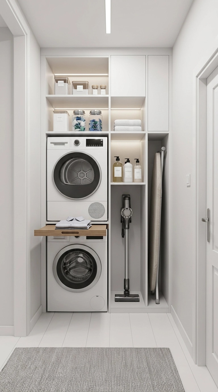 Interior design in Minimalism style — laundry by GenRoom AI
