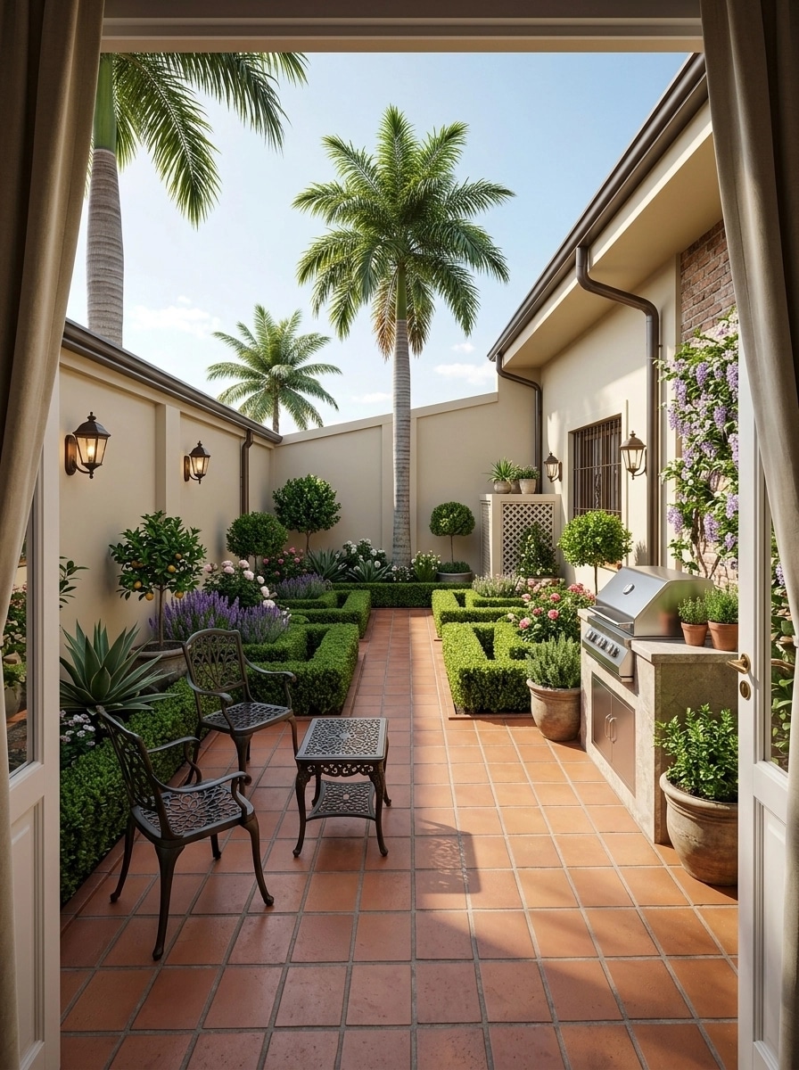 Classic Garden Jardin design — yard photo by GenRoom AI