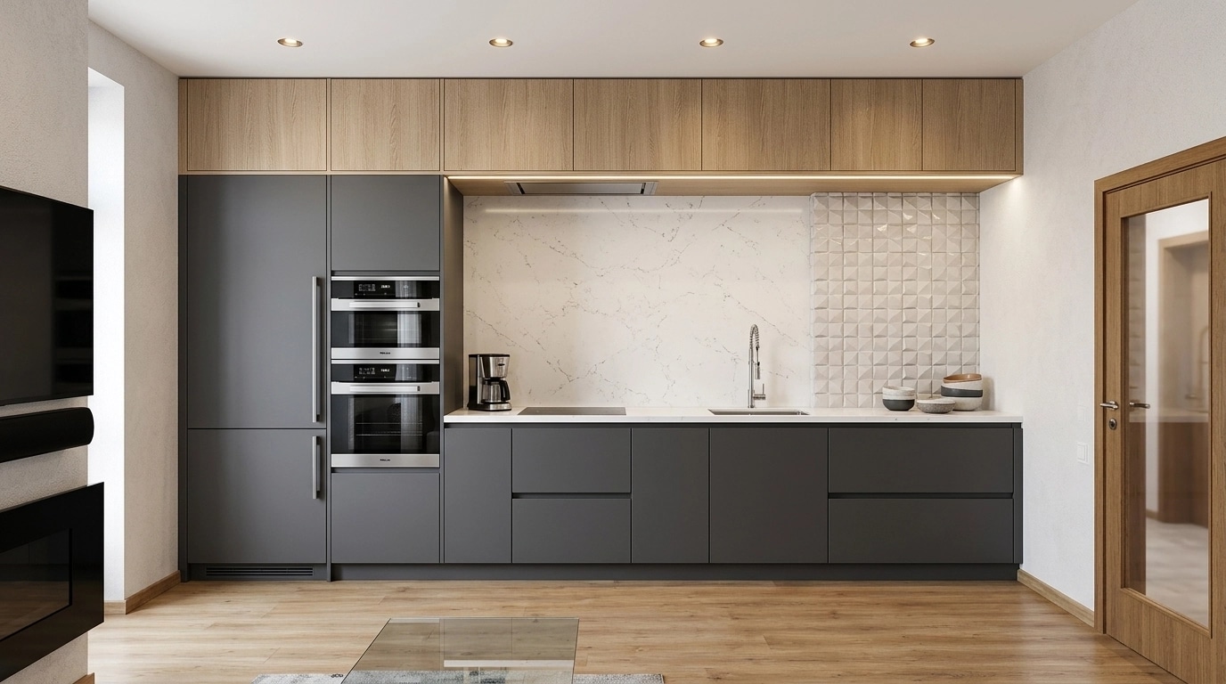 Interior design in Contemporary style — Kitchen by GenRoom AI