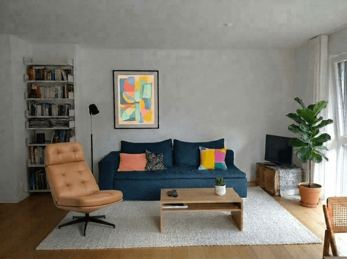 Design d'intérieur en style Scandinavian — Salon par GenRoom AI