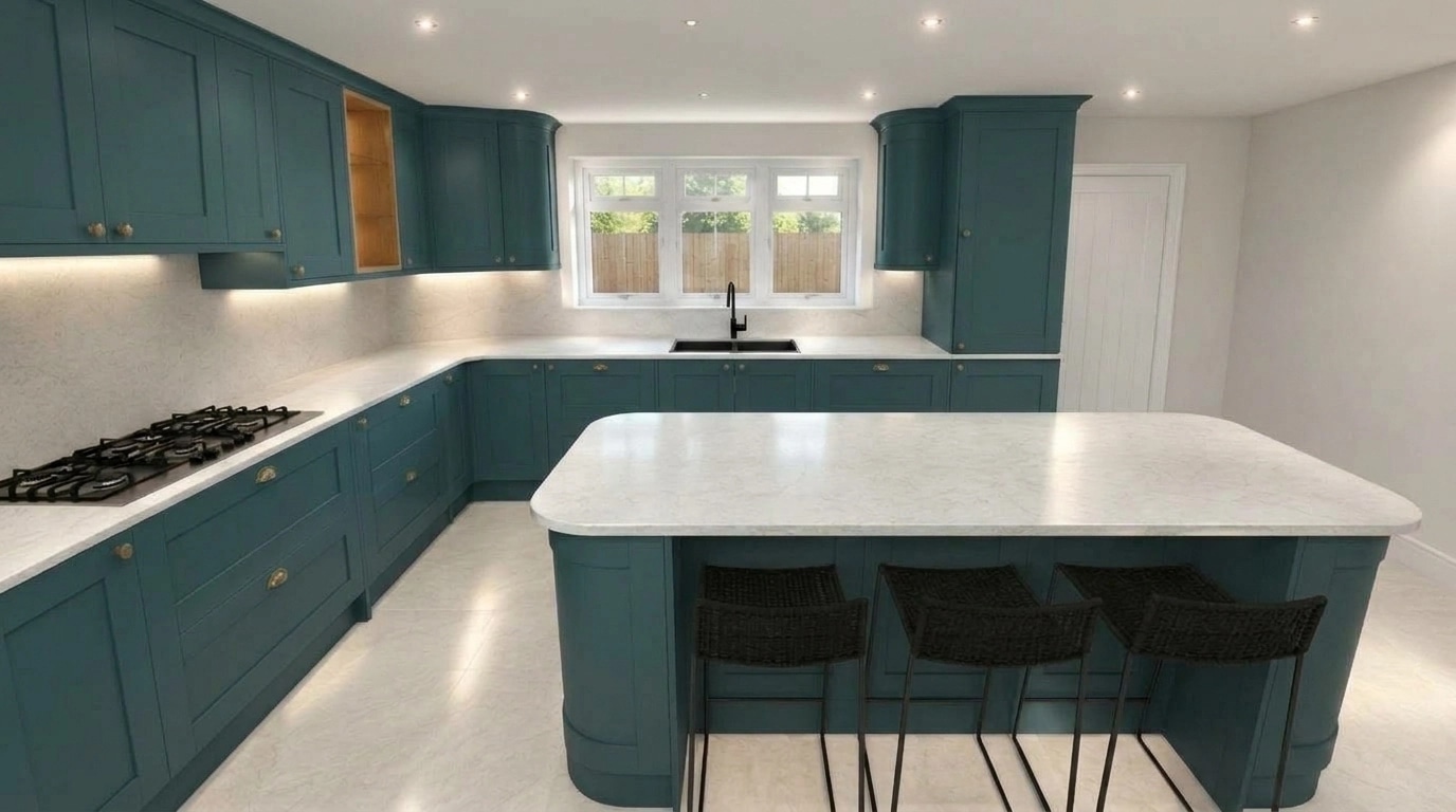 Kitchen interior in no_style style — photo by GenRoom AI