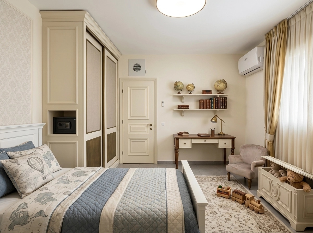 Interior design in Classic style — Kids Room by GenRoom AI