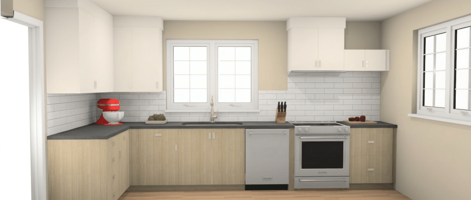 Contemporary Kitchen design — interior photo by GenRoom AI