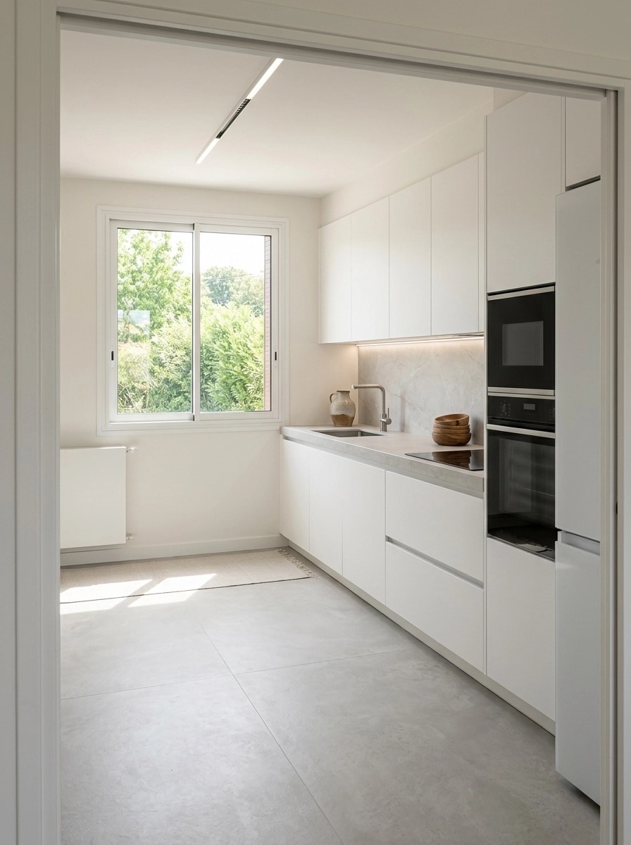 Minimalism Kitchen design — interior photo by GenRoom AI