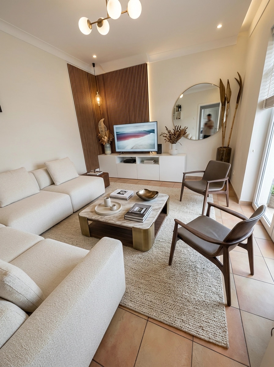 Interior design in Contemporary style — Living Room by GenRoom AI