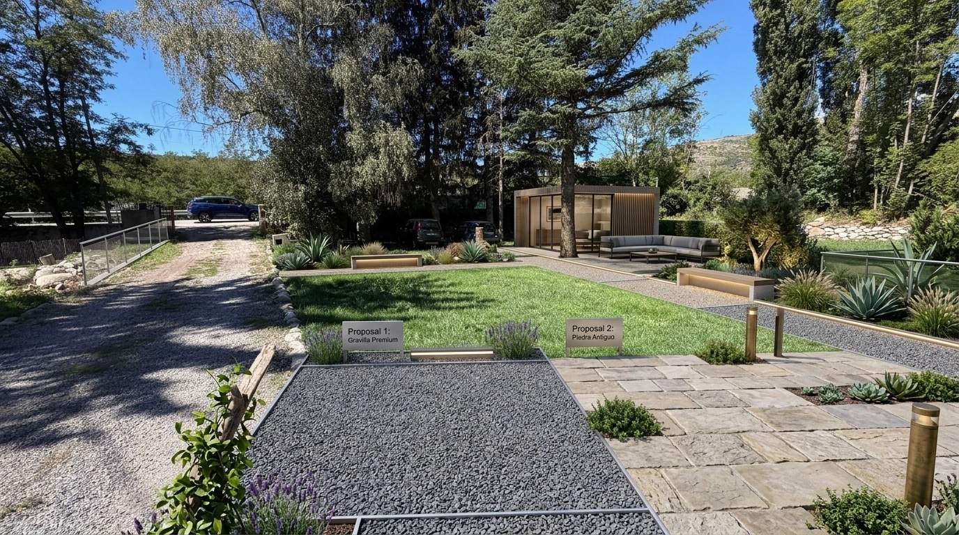 Contemporary Yard Yard design — yard photo by GenRoom AI