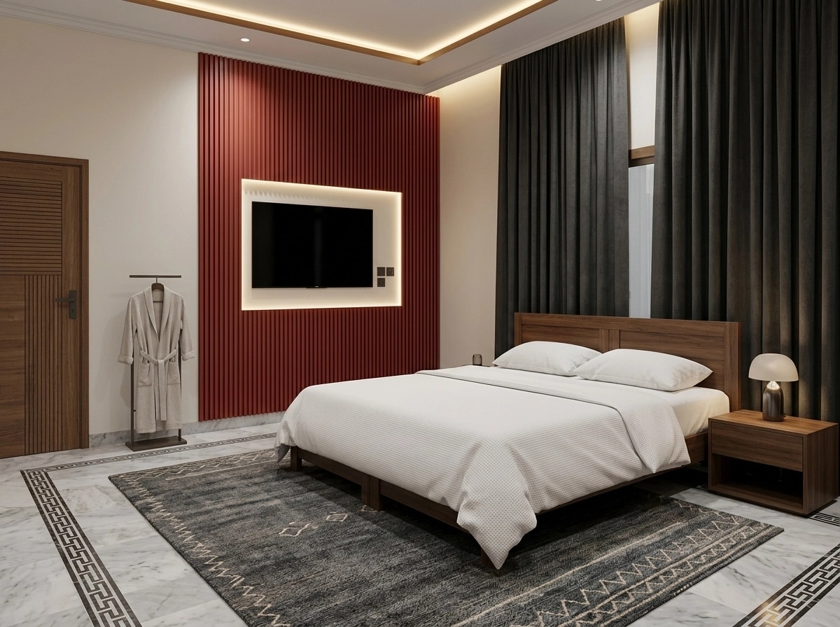 Minimalism Bedroom design — interior photo by GenRoom AI
