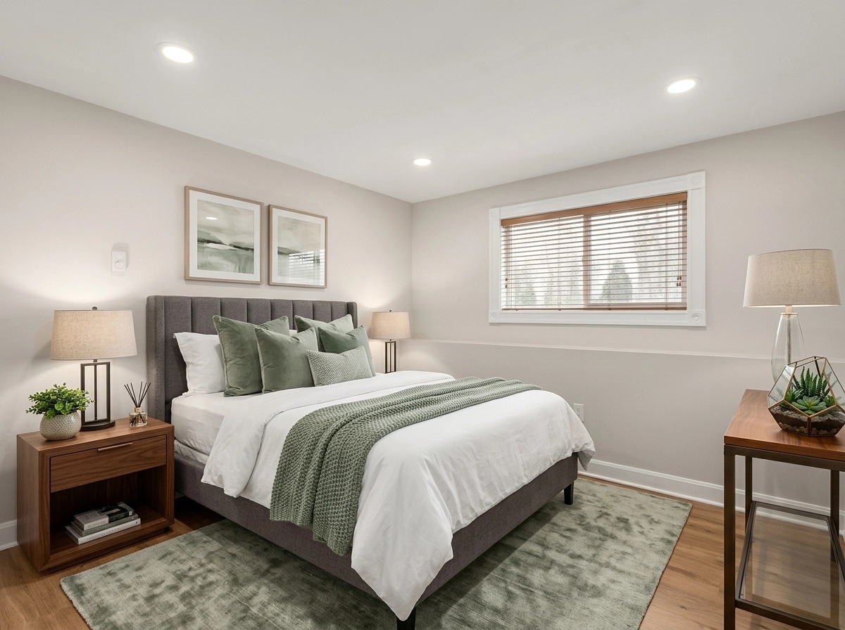 Contemporary Bedroom design — interior photo by GenRoom AI