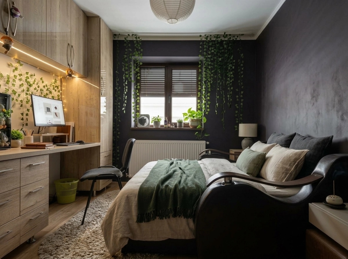 Japandi Bedroom design — interior photo by GenRoom AI