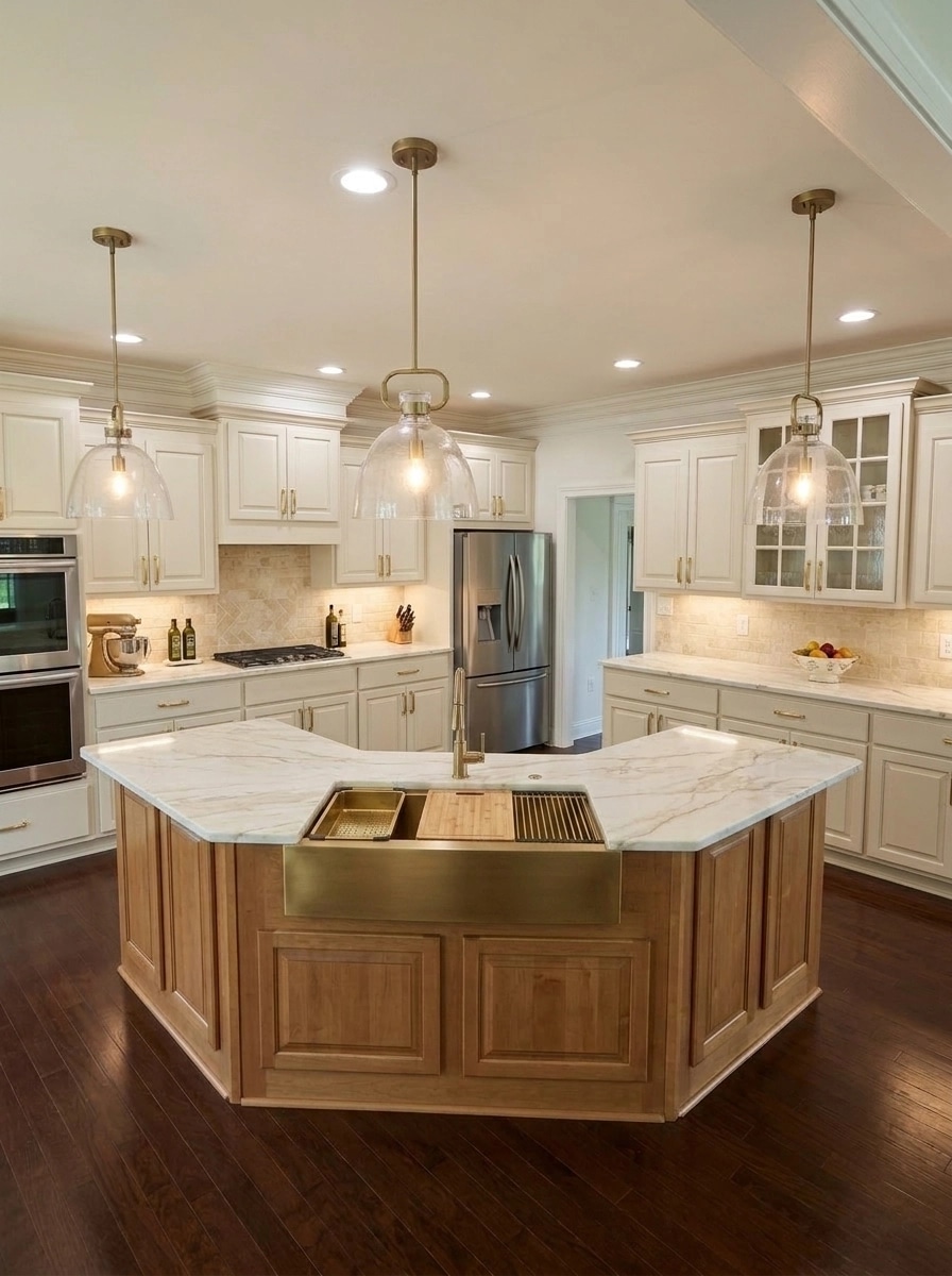 Kitchen interior in Classic style — photo by GenRoom AI