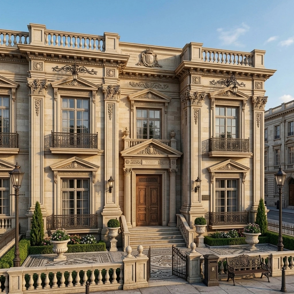 Facade design in Classic Facade style — Facade by GenRoom AI