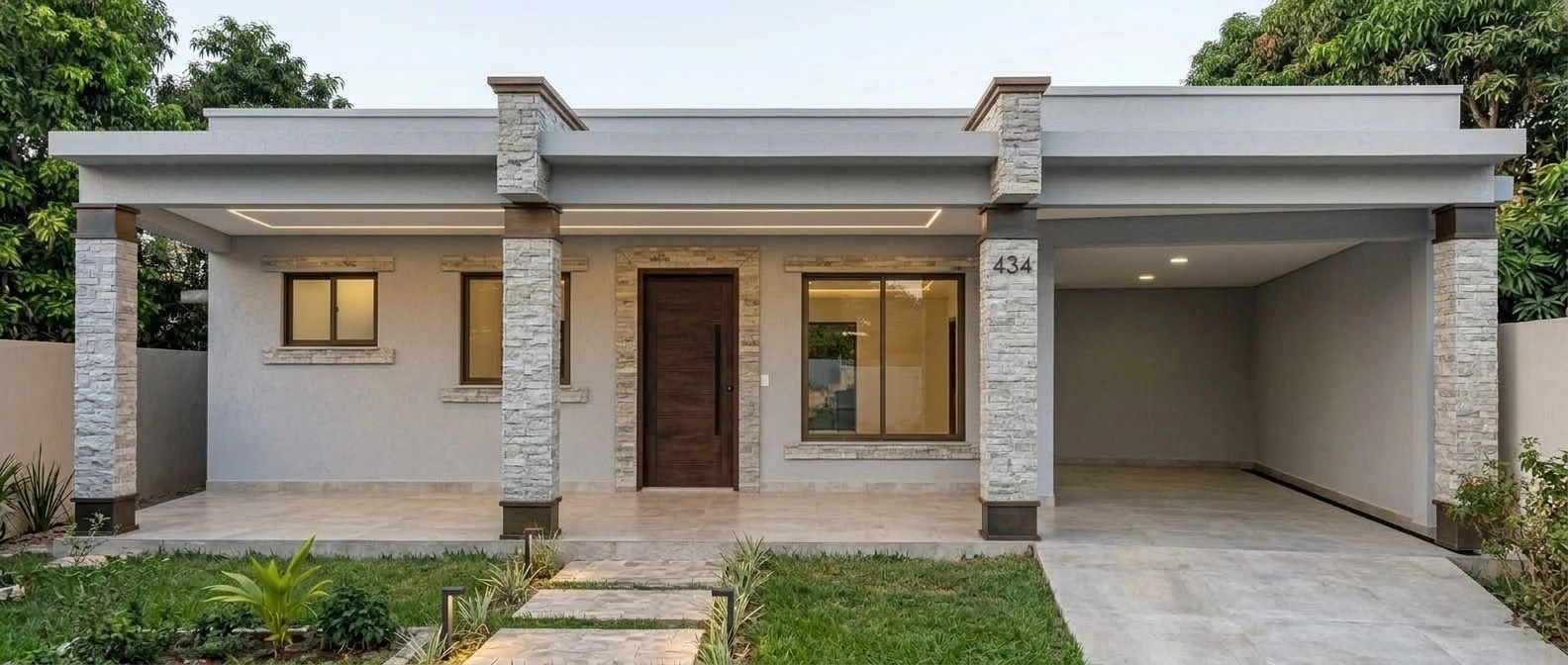 Contemporary Facade Facade design — facade photo by GenRoom AI