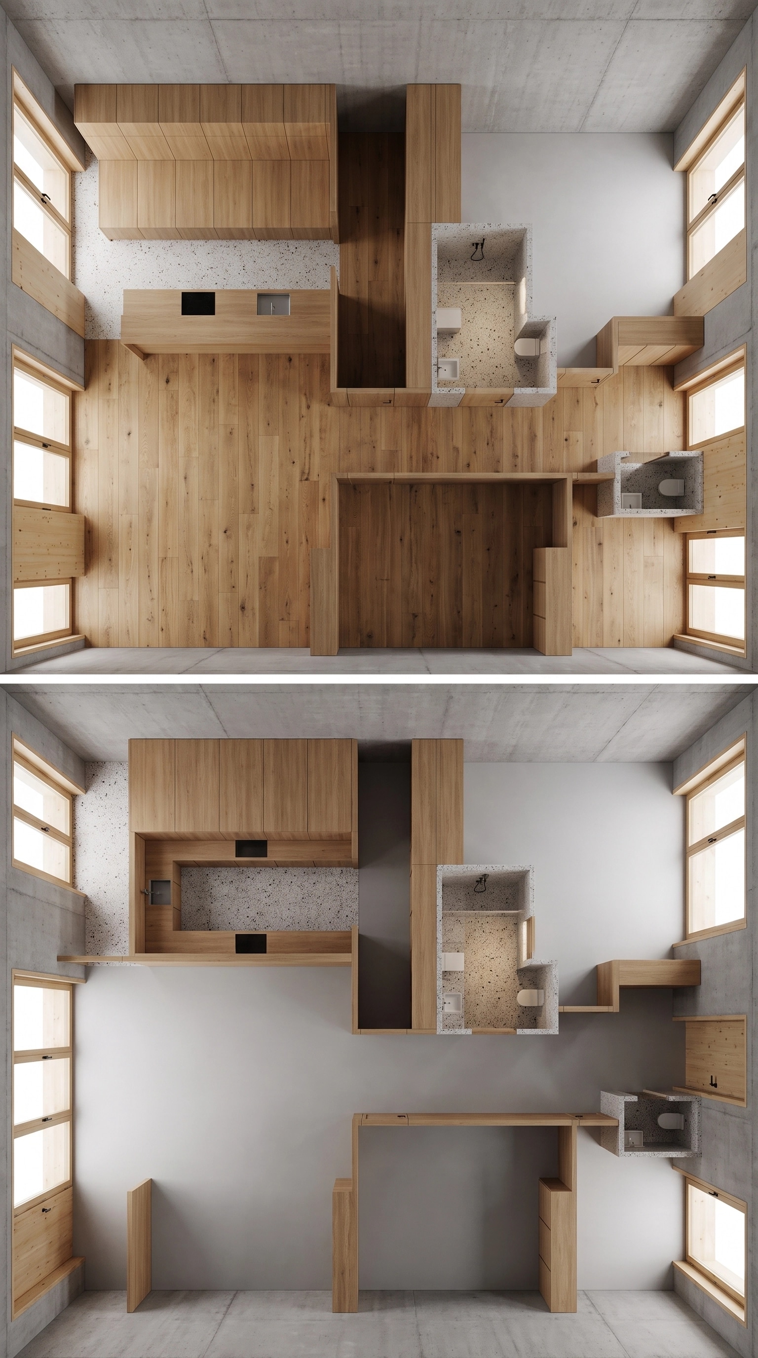 Minimalism Living Room design — interior photo by GenRoom AI