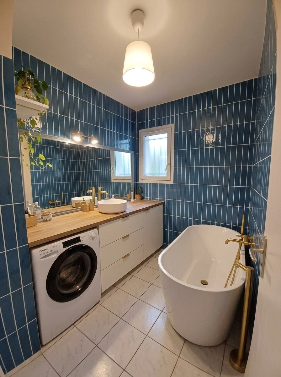 Bathroom interior in no_style style — photo by GenRoom AI